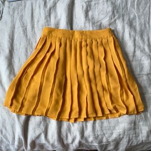 Thrifted Forever 21 Yellowish Orange Tennis Skirt